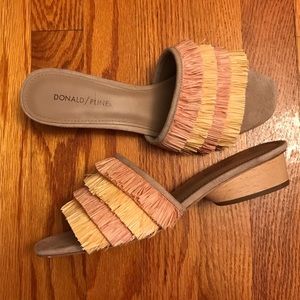 DONALD J PLINER Rose Multi Reise Slide Sandal nwot 🐜